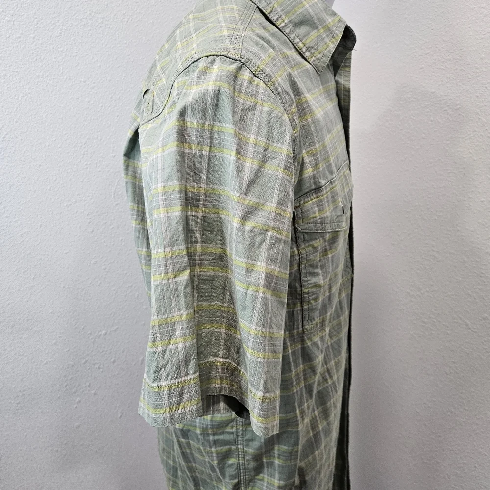 Carhartt Rugged Flex men's button short-sleeve medium - Picture 6 of 7